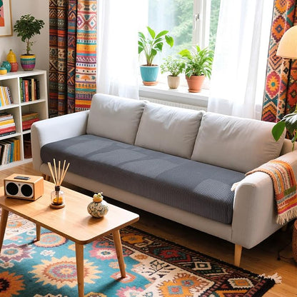 Hokway Large Couch Cushion Covers Stretch Cushion Covers Sofa Seat Cushion - Image 2