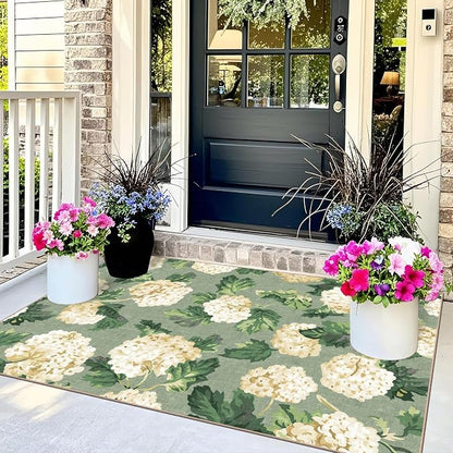 3x5 Floral Entry Rug - Image 3
