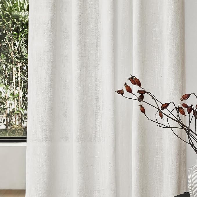 MYSKY HOME Extra Long Curtains for Living Room, Soft Cotton and polyester - Image 4