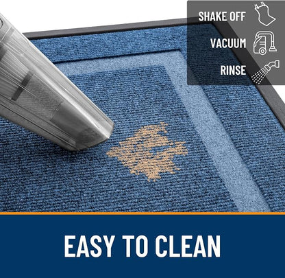 OLANLY Front Door Mat Outside 29.5x17, All-Season Heavy-Duty Rubber Doormat | - Image 7