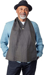 Adult Bib Scarf - Dignified Alternative to Bibs | Washable and Reusable Clothing Protectors for Eating