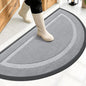 OLANLY Half Circle Front Door Mat Outside 47x23 All-Season Rubber Doormat | by OLANLY