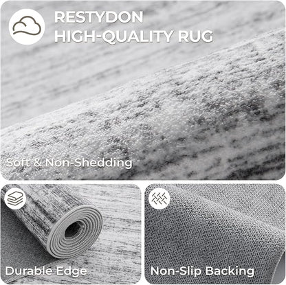 2x6 Runner Rug Non Slip, Washable Hallway Runner Rug, Nursery Room, Soft Runner - Image 7