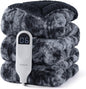 Bedsure Faux Fur Heated Blanket Full Size, Fast Heating Electric Blanket Full by Unknown