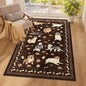 DUKINO 3x5 Rug, Washable Dog Bedroom Area Rug Soft Non Slip, Non-Shedding by DUKINO