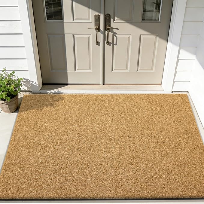 OLANLY Front Door Mat, Low Profile Doormat, Stain and Fade Resistant, by OLANLY