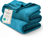 Bedsure Teal Blue Fleece Blanket 50x70 Blanket by Unknown