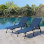 Crestlive Products Outdoor Chaise Lounge Chair, 5-Position Pool Lounge Chairs by CrestliveProducts