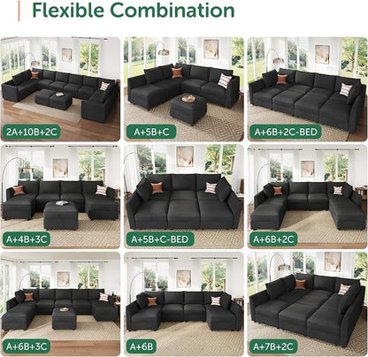 HONBAY Modular Sectional Sofa Couch - Image 4