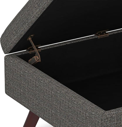 SIMPLIHOME Owen Coffee Table Storage Ottoman - Image 10