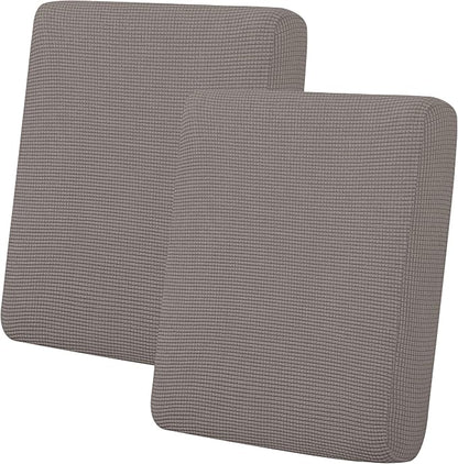 Easy-Going Stretch 2 Pieces Loveseat Couch Cushion Cover by Easy-Going