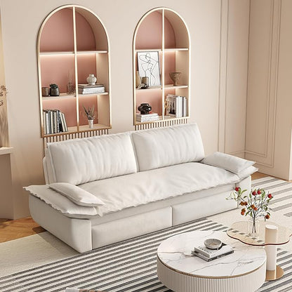 73.2" Sofa Bed Queen, 3-in-1 Pull Out Sofa Bed - Image 8