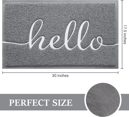 Door Mat Welcome Mat Floor Mat for Entryway, High Traffic Areas | Low Profile - Image 2