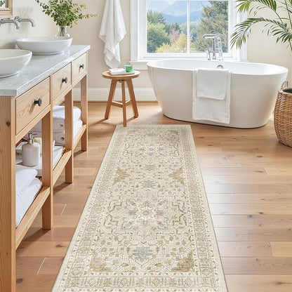 Madane Hallway Runner Rug 2x5 Washable Entry Rugs Non-Slip, Soft Low-Pile - Image 3