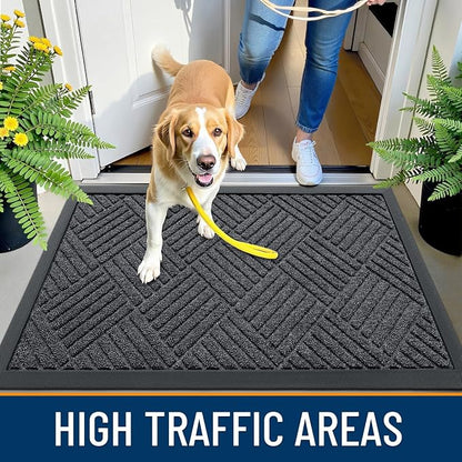 OLANLY Front Door Mat Outside Entrance 47x23, Waterproof Heavy-Duty Doormat | - Image 6