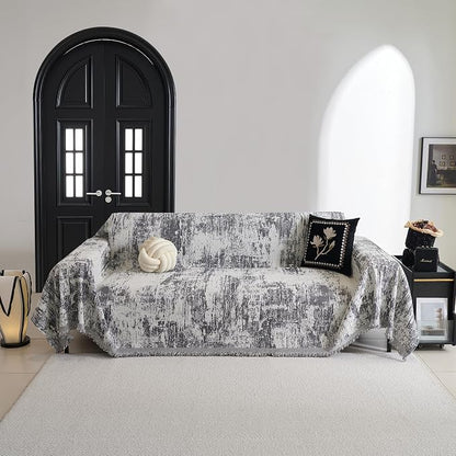 MYSKY HOME Couch Cover for Sectional Sofa Set Abstract Geometric Furniture Sofa - Image 8