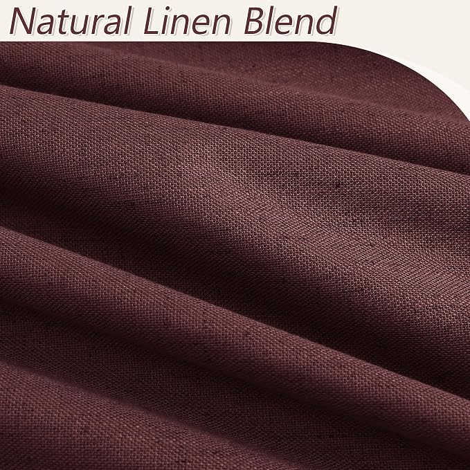 100% Blackout Curtains 84 Inch Length 2 Panels Set - Image 3