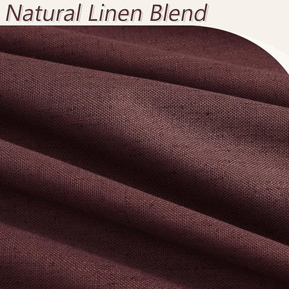 100% Blackout Curtains 84 Inch Length 2 Panels Set - Image 3