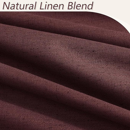 100% Blackout Curtains 90 Inch Length 2 Panels Set - Image 3