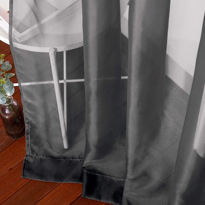 NICETOWN 96" Long Sheer Curtains - Image 7