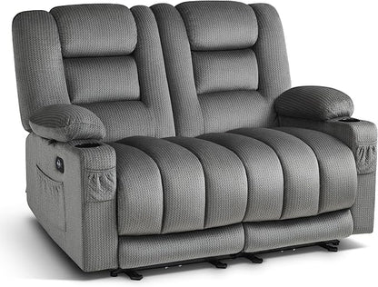MCombo 55.9" Zero Gravity Power Loveseat Recliner by MCombo