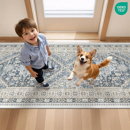 2x5 Rug Runner Non-Slip Washable Rugs - Image 9