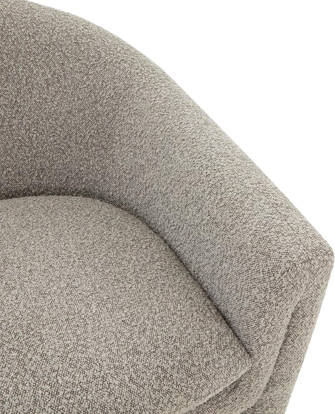SAFAVIEH Couture Collection Laylette Light Grey Boucle Accent Chair - Image 4