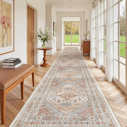 3x20 Runner Rug Non Slip, Washable Hallway Runner Rug, Living Room, Dining Room - Image 4