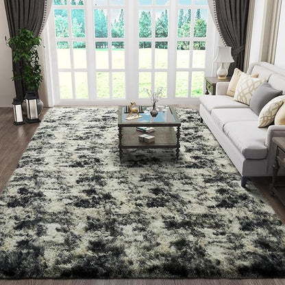 Ophanie 6x9 Black Gold and Grey Area Rugs by Ophanie