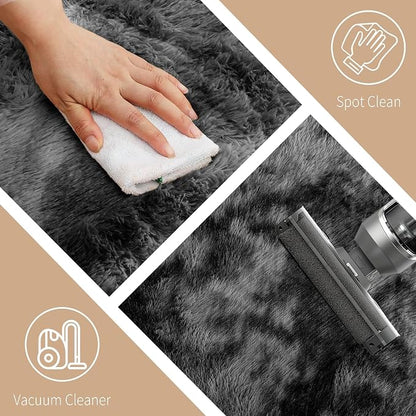 6x9 Area Rug Fluffy Shaggy - Image 5