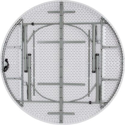 Flash Furniture Stonewall 6' Round Plastic Folding Event Table - Image 6