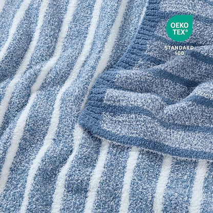 Snuggle Sac Ultra Soft Blue Throw Blanket - Image 4