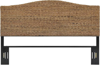 Crosley Furniture Serena Handwoven Natural Fiber Rattan Bed Headboard, Banana by CrosleyFurniture
