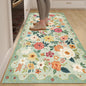 DUKINO 3x6 Runner Rug, Non Slip Floral Washable Rug by DUKINO