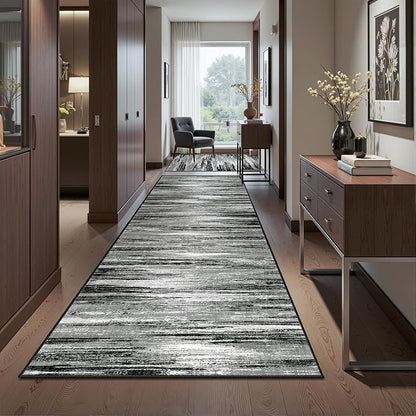2'6 x 10' Runner Rug Non Slip, Washable Kitchen Rugs, Living Room, Long Rug - Image 4
