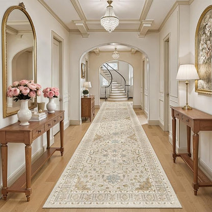 Madane Hallway Runner Rug 3x14 Washable Kitchen Runners Long, Soft Thin by Madane