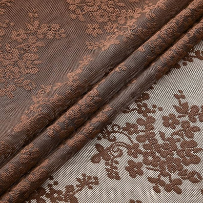 YJ YANJUN Vintage Lace Curtains 54 Inch Length-Brown Kitchen Curtains - Image 6