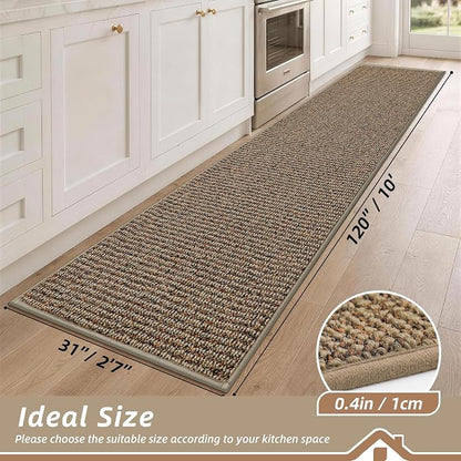 BEQHAUSE Kitchen Runner Rugs 31"x120", Kitchen Mats - Image 2