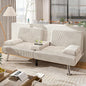 Shahoo Modern Upholstered Convertible Folding Futon Sofa Bed by BuynowfromShahoo