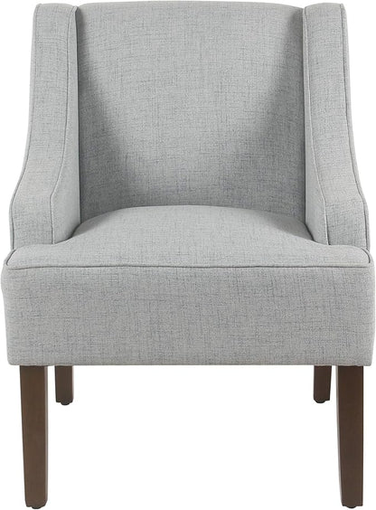 HomePop Swoop Arm Living-Room-Chairs, Soft Dove Gray - Image 5
