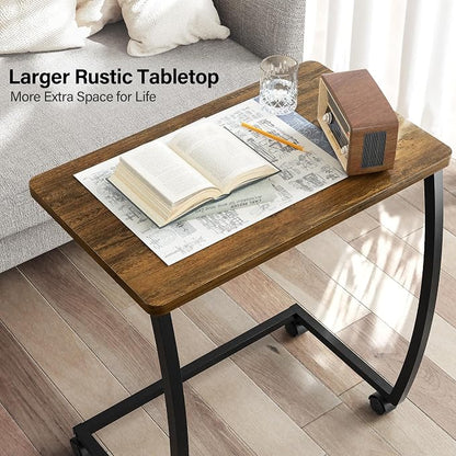 SRIWATANA Side Table, C-Shaped End Table - Image 4