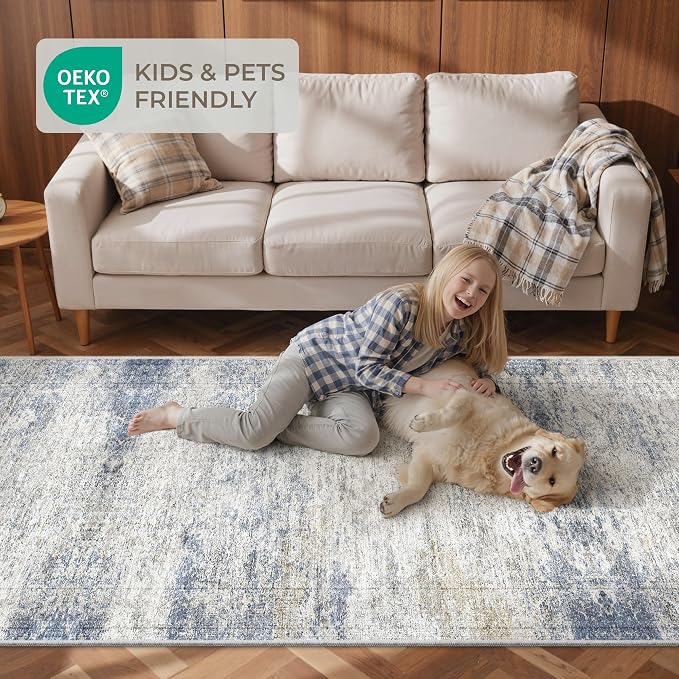 2x3 Rug Non Slip, Small Washable Entryway Rug, Runner - Image 9