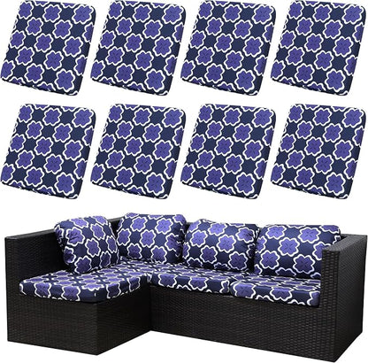 Outdoor Cushion Covers Set, Replacement by SUKAIKEQA