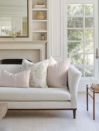 Crumbs Home Modern Farmhouse Fall Linen Indoor Outdoor Lumbar Pillow Cover Only - Image 2