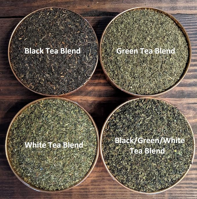 Kombucha.com Certified Organic Loose Leaf Tea - Kombucha Brewing Blends (Black Tea Blend, 8 Ounce, W/ 50 XL FILTER BAGS)