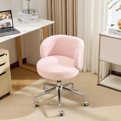 VINGLI Cute Small Swivel Desk Chair Comfy by VINGLI