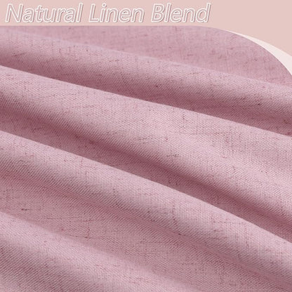 100% Blackout Curtains 120 Inch Length 2 Panels Set - Image 3
