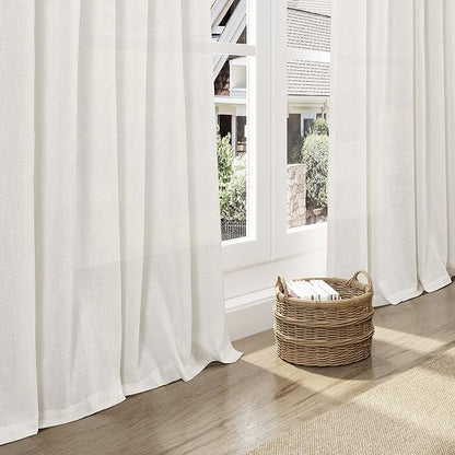 Cafe Semi Sheer Linen Textured Valances - Image 6