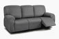 ULTICOR 8-Pieces Recliner Sofa Covers, Yarn Dyed Stretch Reclining Couch Covers by ULTICOR