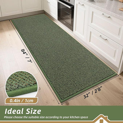 BEQHAUSE Kitchen Runner Rugs 32"x84", Kitchen Mats - Image 2